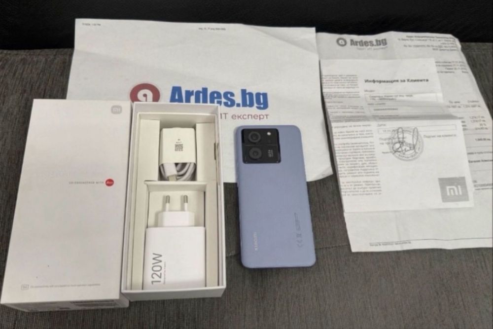 КАТО НОВ 1TB Xiaomi 13T Pro Гаранция от Ardes до 2025 г. Blue / Син