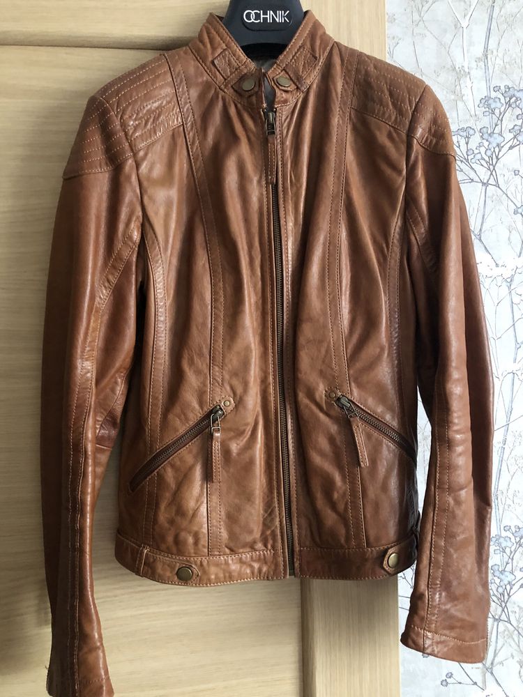 Женская Кожаная куртка, xs, 13000