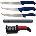 Set macelarie IdeallStore®, bucatar, filetat, suport si ascutitoare