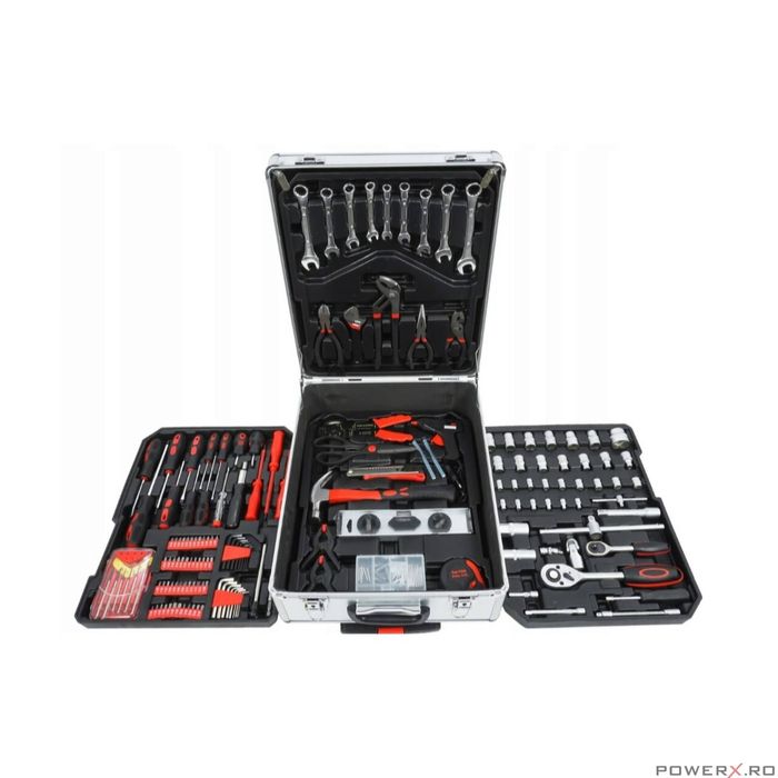 Troller (set) trusa de scule, chei cu 154 de piese Notig