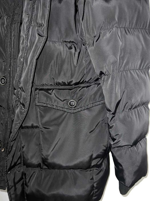 Geaca Iarna Puff cu Blanita si gluga detasabila neagra