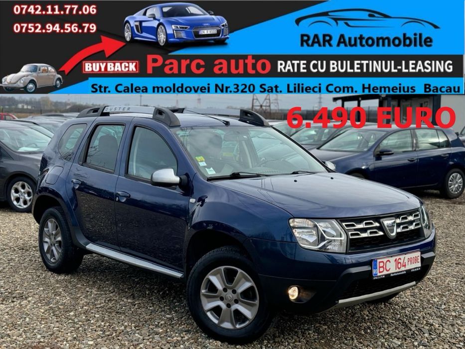 Dacia Duster 1.2TCe Benzina 12.2015 Navi Rate Garantie Buy-Back
