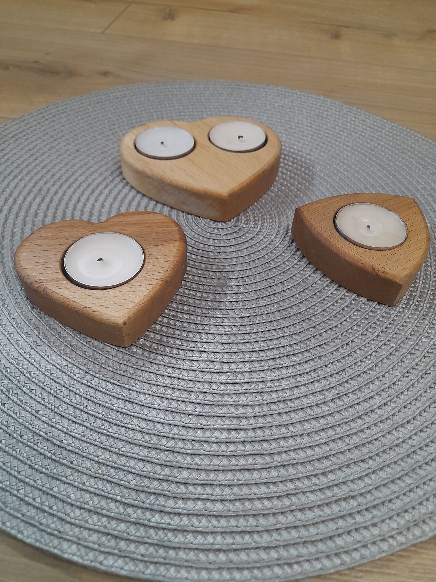 Дървени свещници