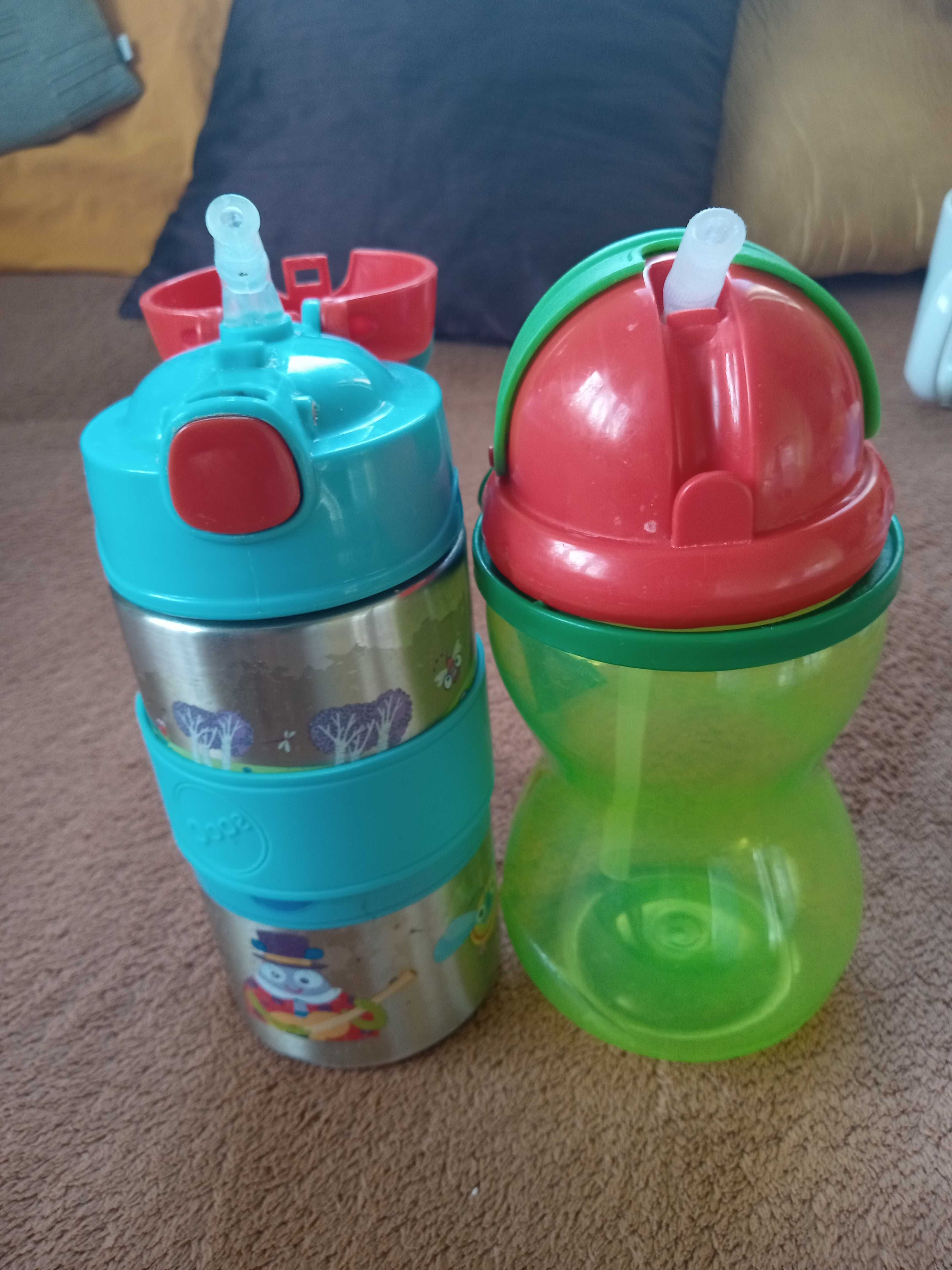 Детски термос със сламка Oops и бутилка Canpol