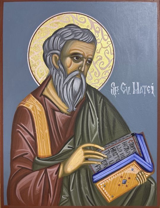 Icoana pictata Sfantul Matei
