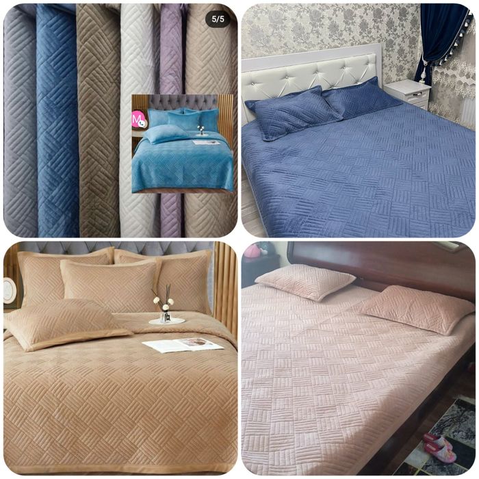 Покрывало с двумя наволчками Турция