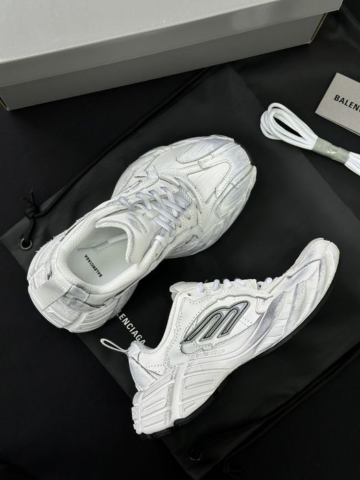 Adidasi Balenciaga Monday albi unisex, 35-45, tip Premium