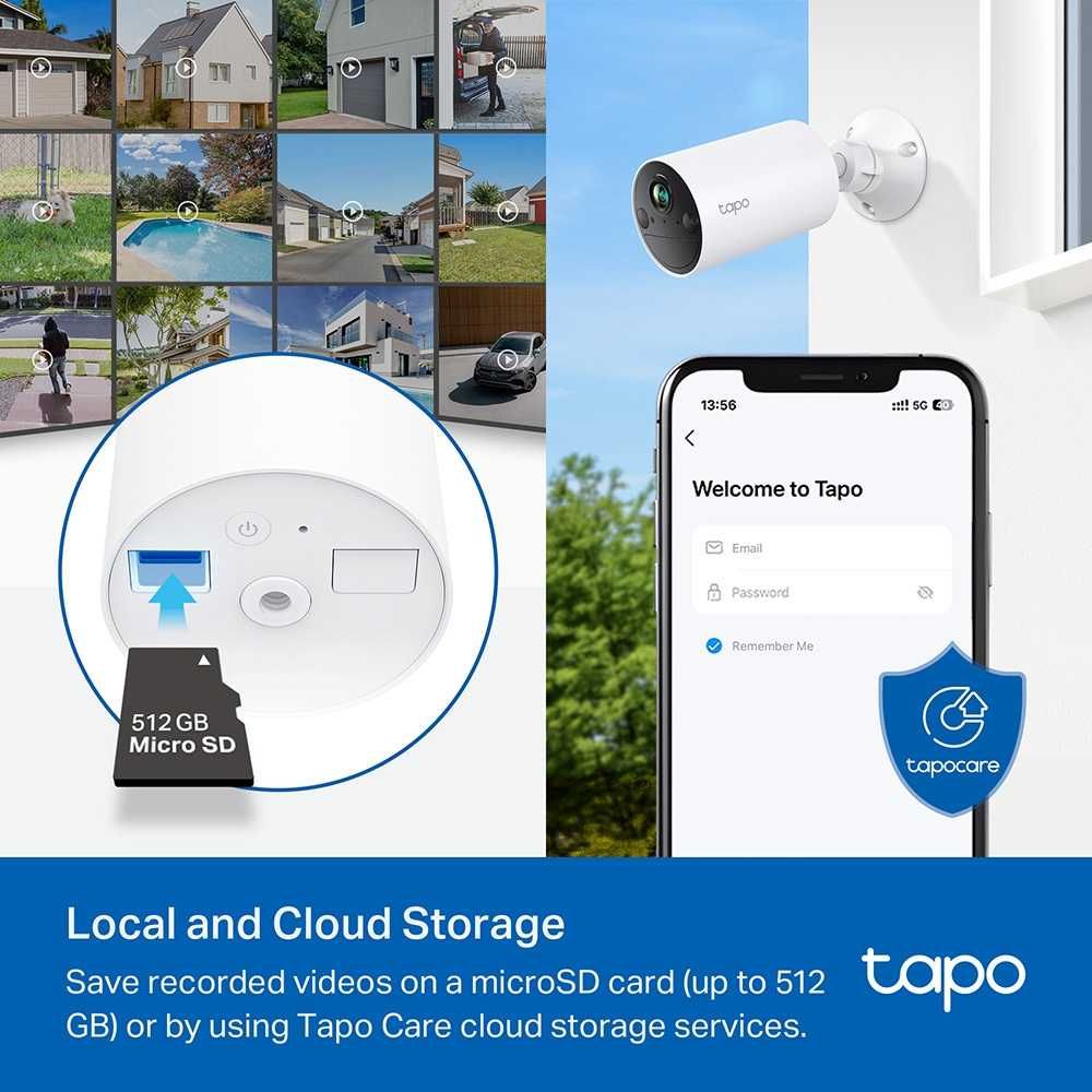 TP-Link TAPO C410 KIT Комплект камеры безопасности на солнечной бат.+