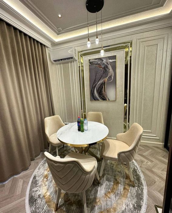 Сдается 2х ком квартира в новостройке, ор-р: м-в Ойбек, 55м²