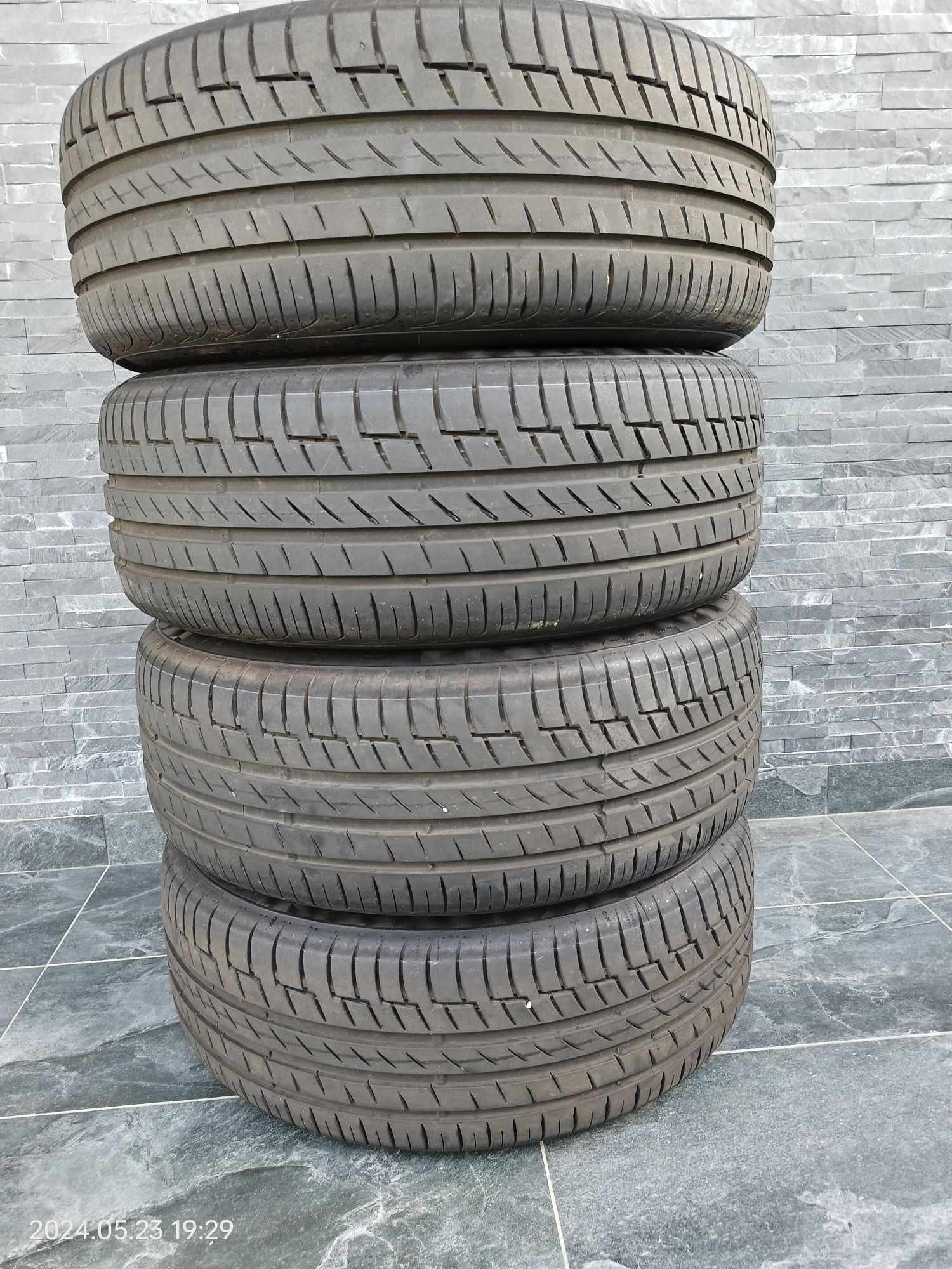 Jante originale Audi A6 C8 "19, anvelope  Continental 245 45 R19 AO