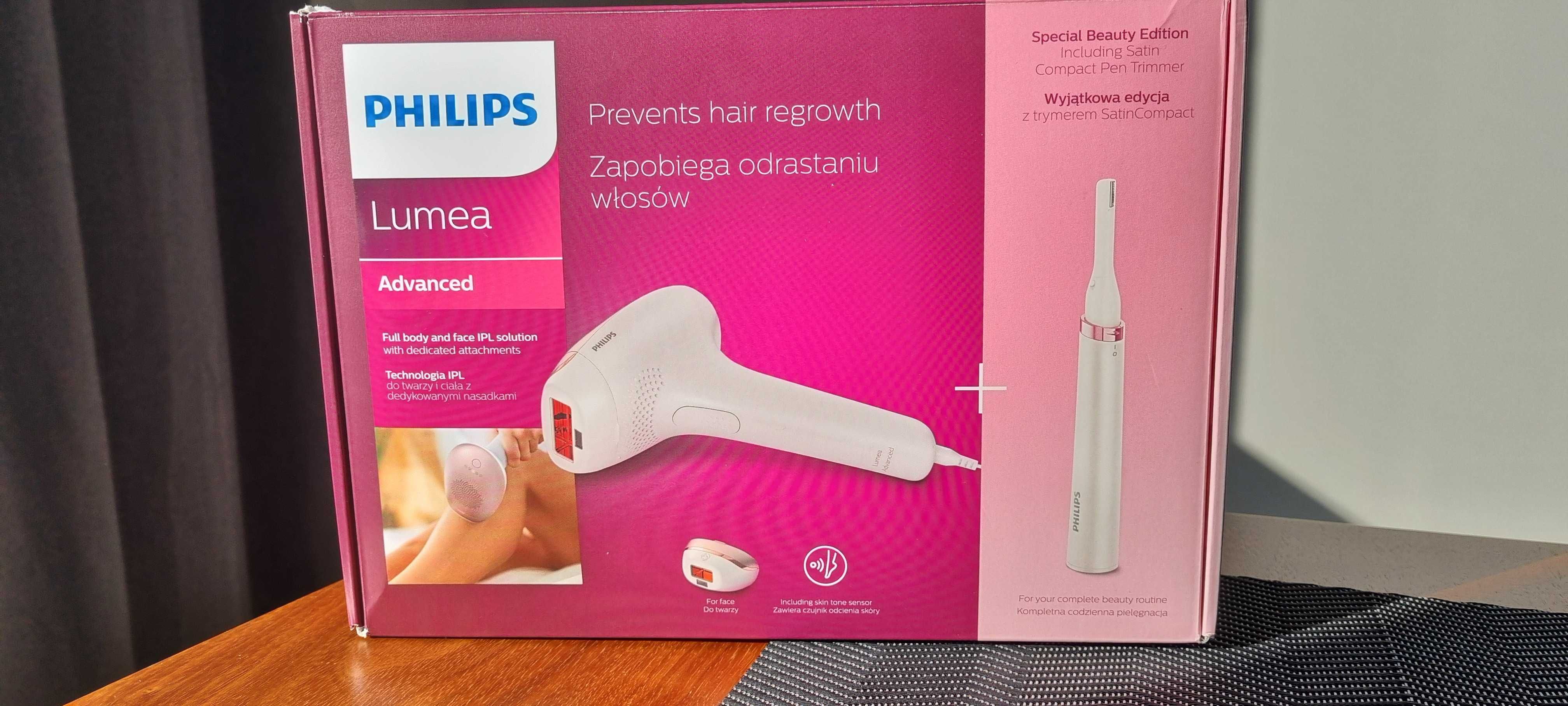 Фотоепилатор Philips Lumea Advanced + тример + несесер