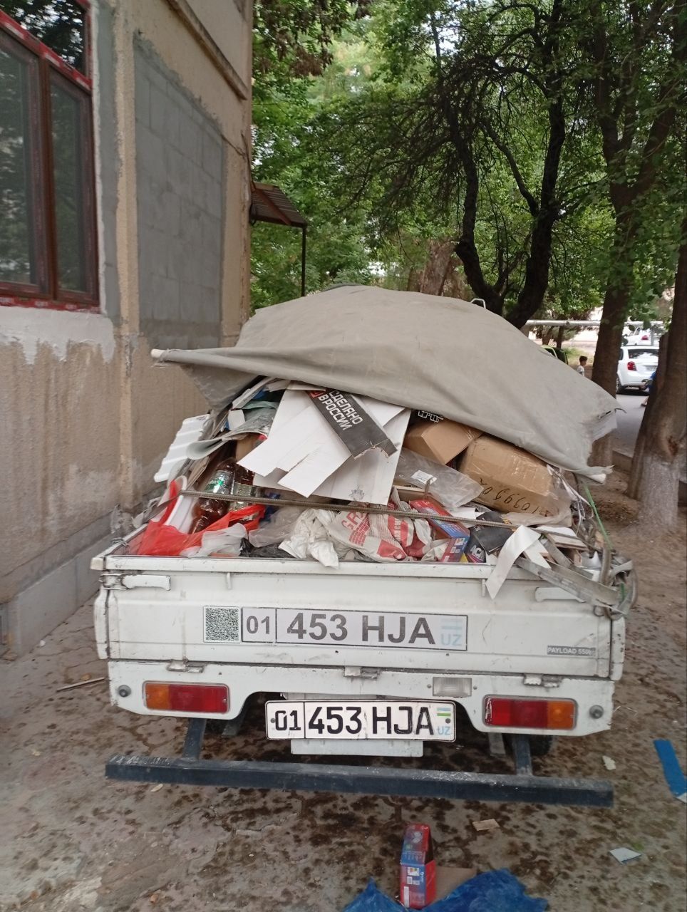 Визов строй мусор