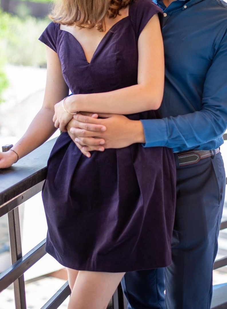Vând rochie de catifea XS - S