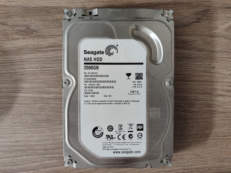 Жёсткий диск 2тб