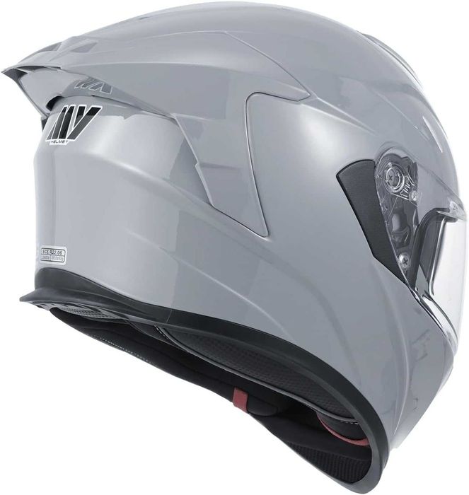 MY-936 пълнолицева каска с визьор, ECE 22.06, сива, L N7