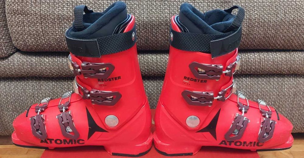 Clapari pentru copii Atomic REDSTER JR 60 rosu marime mondo 25/25.5