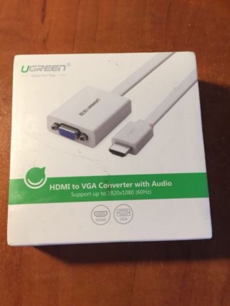 Hdmi vga Convertor cu audio Ugreen nou noutsigilat in cutie