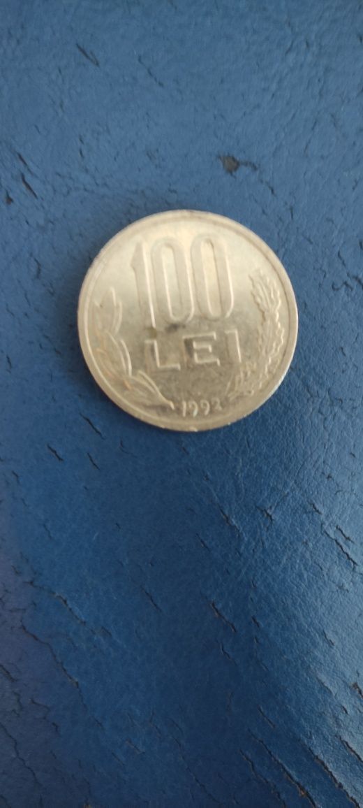 Moneda 100 lei cu Mihai Viteazul 1992