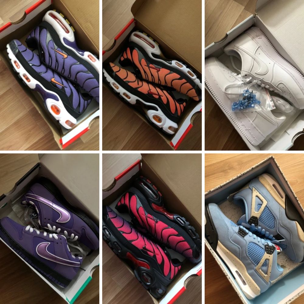 Nike Air Max Tn, Nike Air Force Nocta, Nike Dunk, Air Jordan 4