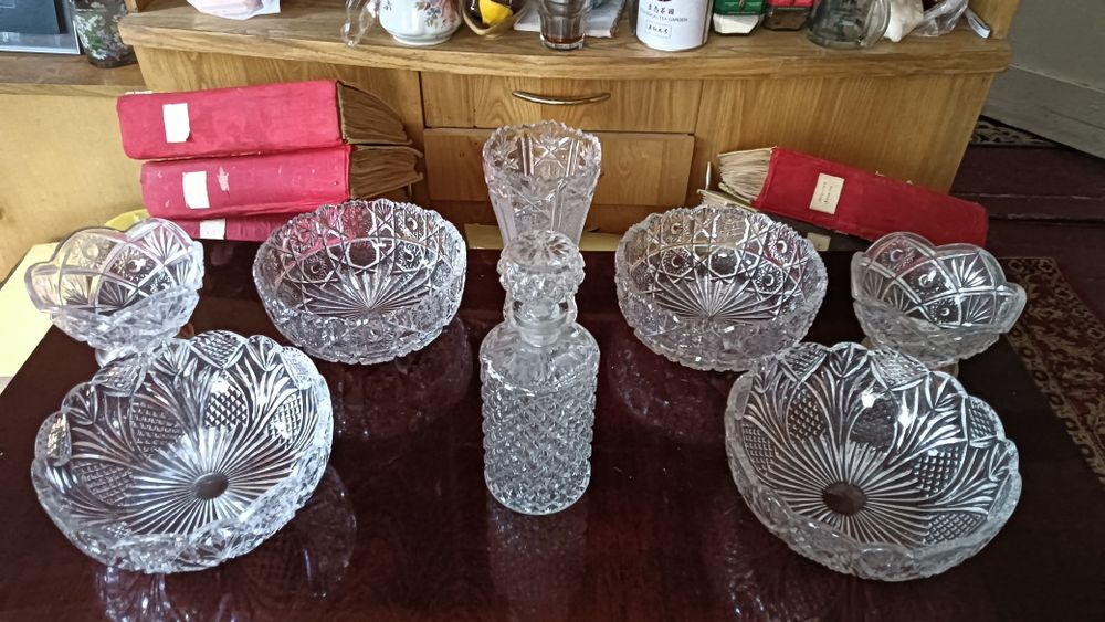 Посуда. Чешский хрусталь.