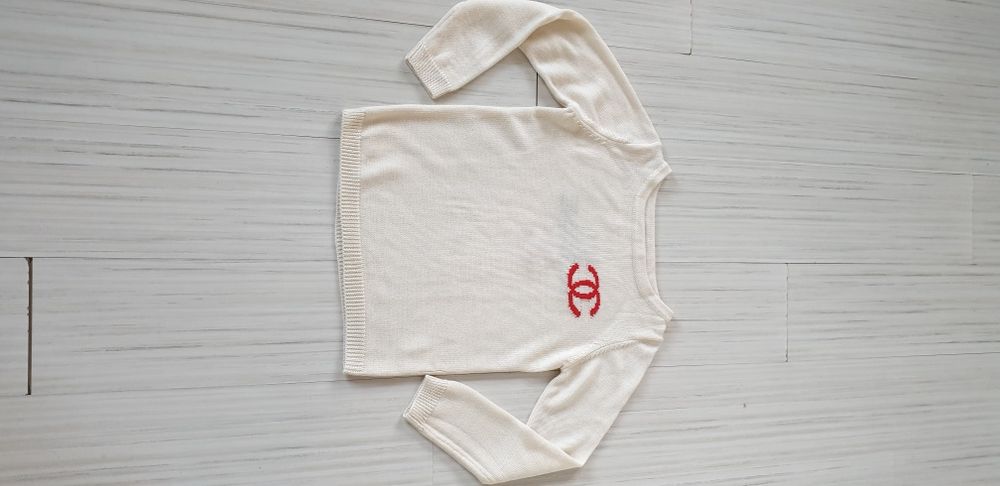 CHANEL Wool Made in Italy Womens Size 38/S ОРИГИНАЛ! Дамски Пуловер!