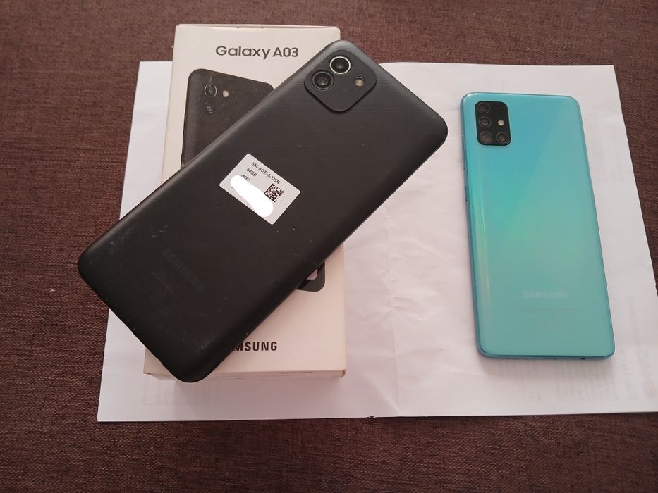 Samsung A03 și Samsung A51