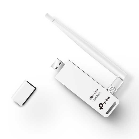 USB-адаптер высокого усиления TP-Link N150  TL-WN722N