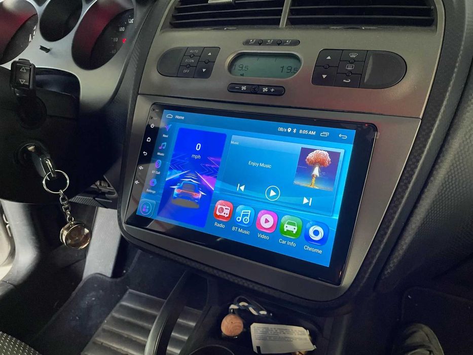 Navigatie GPS Android Dedicata Seat Altea - QLed CarPlay DSP