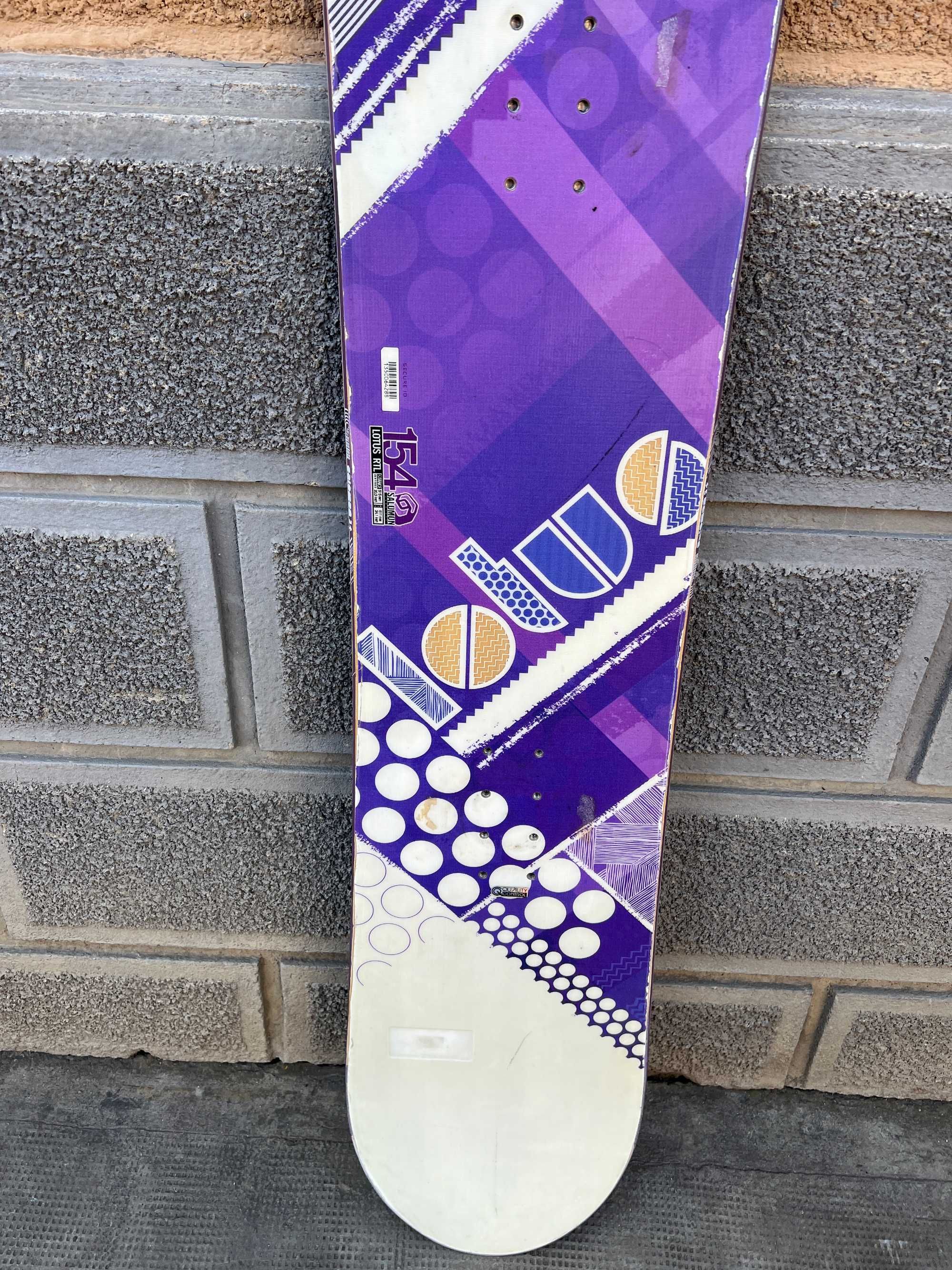 placa snowboard salomon lotus rtl L154