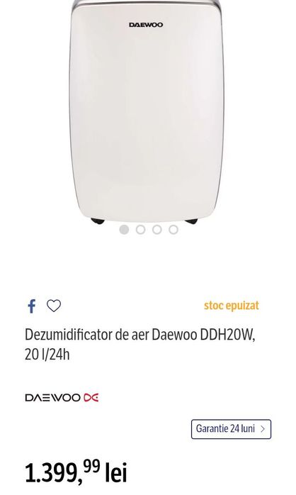 Vand dezumidificator 7000. Lei negociabil