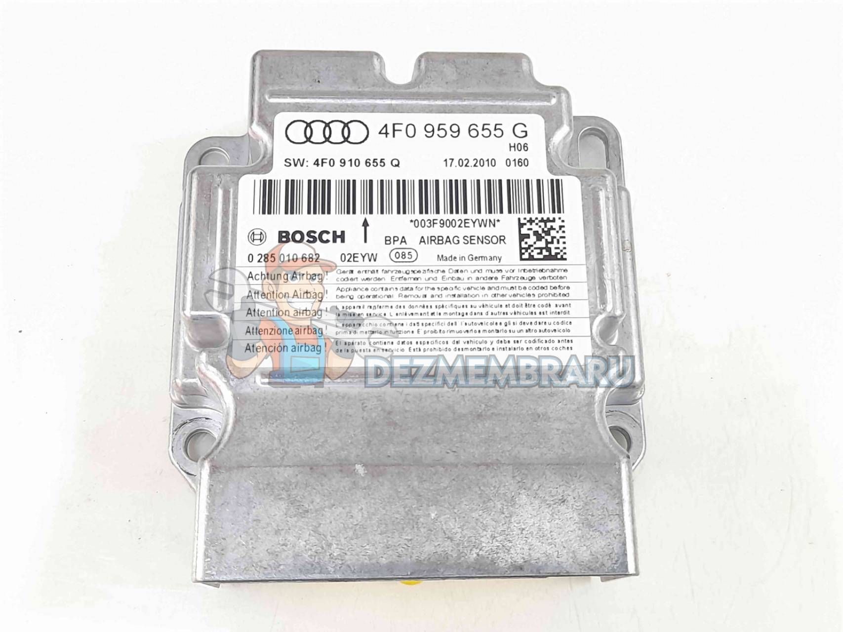 Calculator airbag Audi A6 facelift (4F2, C6) [Fabr 2004-2010] 4F0959655G