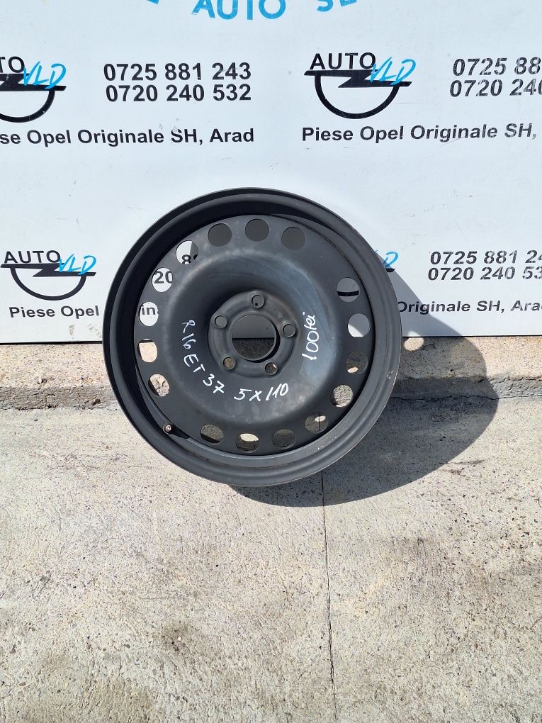 Janta tabla rezerva 5x110 R16 ET37 Astra G H Zafira A B Vectra B C