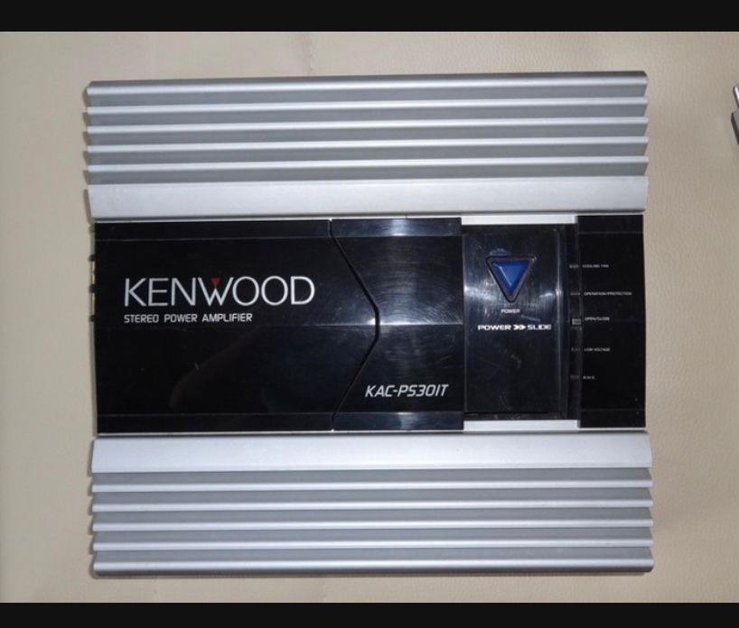 Amplificator auto Kenwood KAC PS 301T.2X100W Slide electric Nou