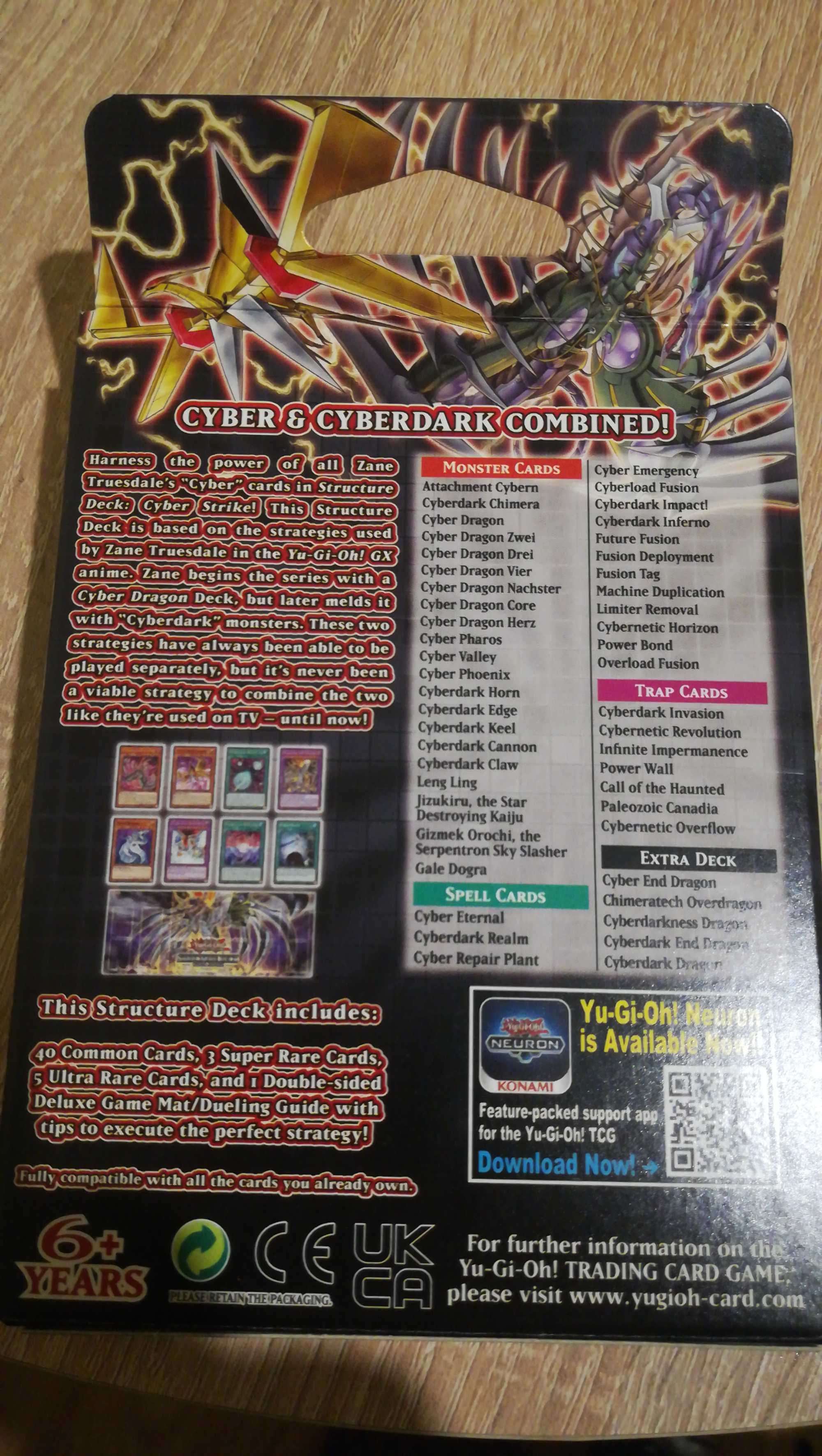 Yu gi oh structure deck Cyber strike