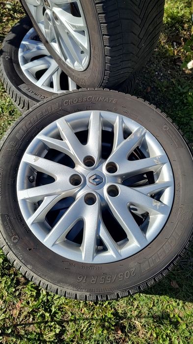 Jante Renault R16 5x114.3+Anvelope Michelin CrossClimate+senzori