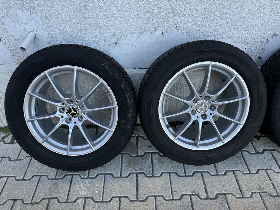 Jante aliaj mercedes S-class pe 18 cu anvelope de iarna