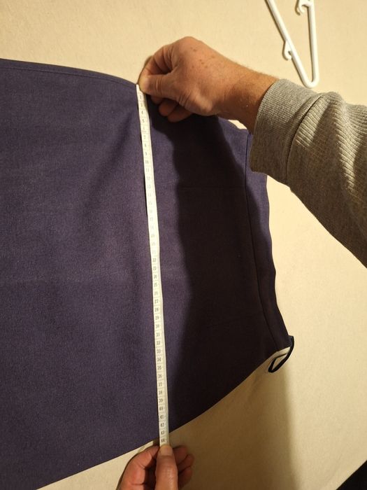 Лилав официален костюм - вталено сако и пола, размер С