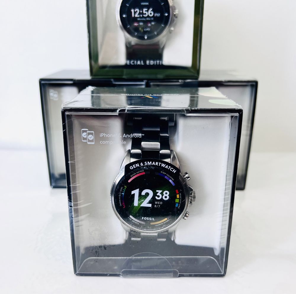 НОВ! Смартчасовник Fossil Gen 6 Brown / Black / Gray Гаранция!