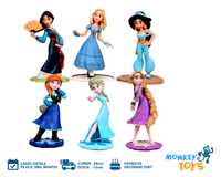 Set 6 jucarii / figurine cu printese din desene Disney - set 2