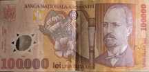 Vand bacnota una suta mii