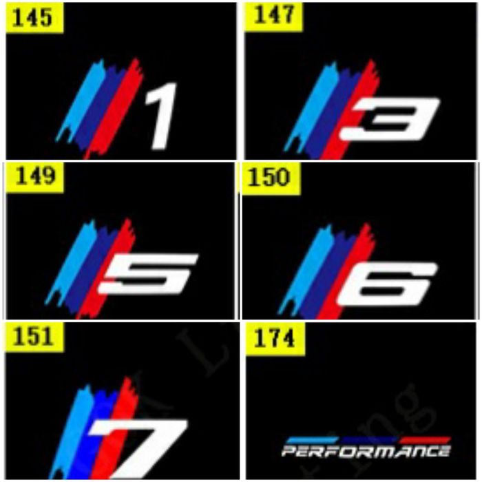 Proiector holograma logo Bmw M usa portiera set 2 buc.