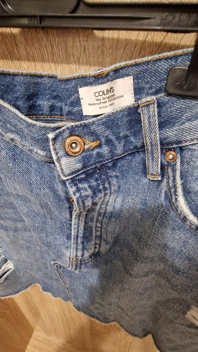 Fusta denim regular fit , noua , Colin'S