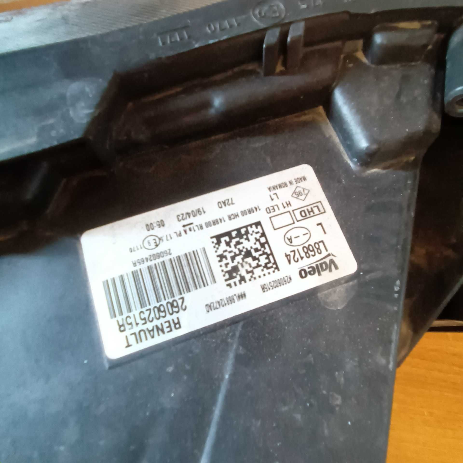 far stanga laser dacia duster 2  2020-2024  original 260602515r