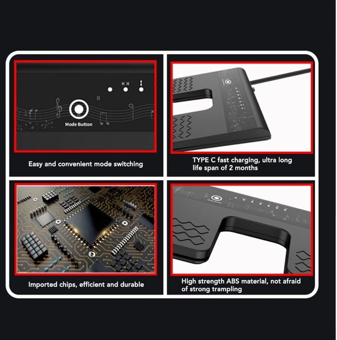 Музикален Bluetooth педал / контролер SR-F300 за музиканти