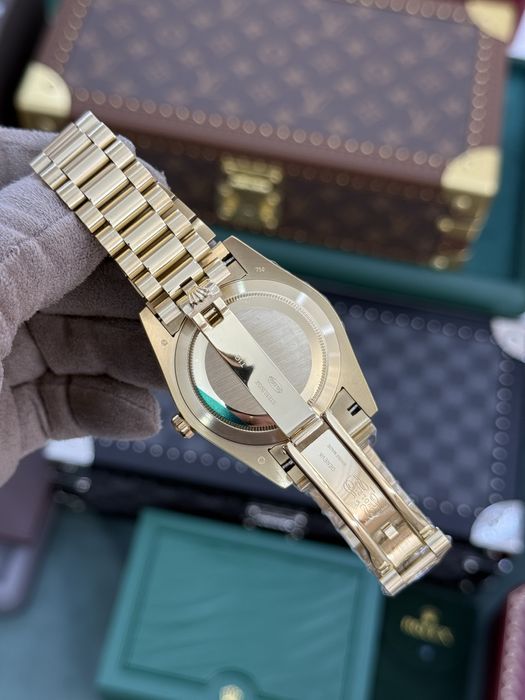 Rolex Day-Date 40 Index Black Dial