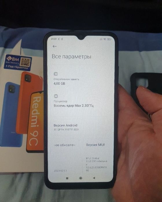Xiaomi Redmi 9C 4/128GB Black Original Karobka Sastayani Otlichni Zor