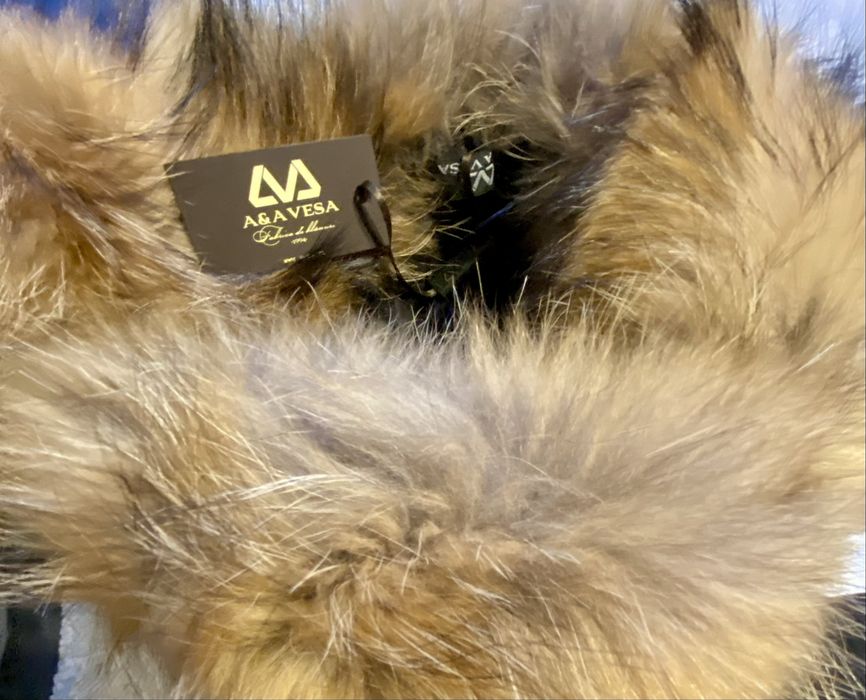 Caciula din piele si blana naturala