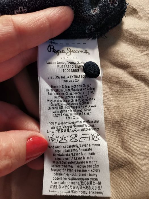 Rochie Pepe Jeans, marimea XS, vascoza