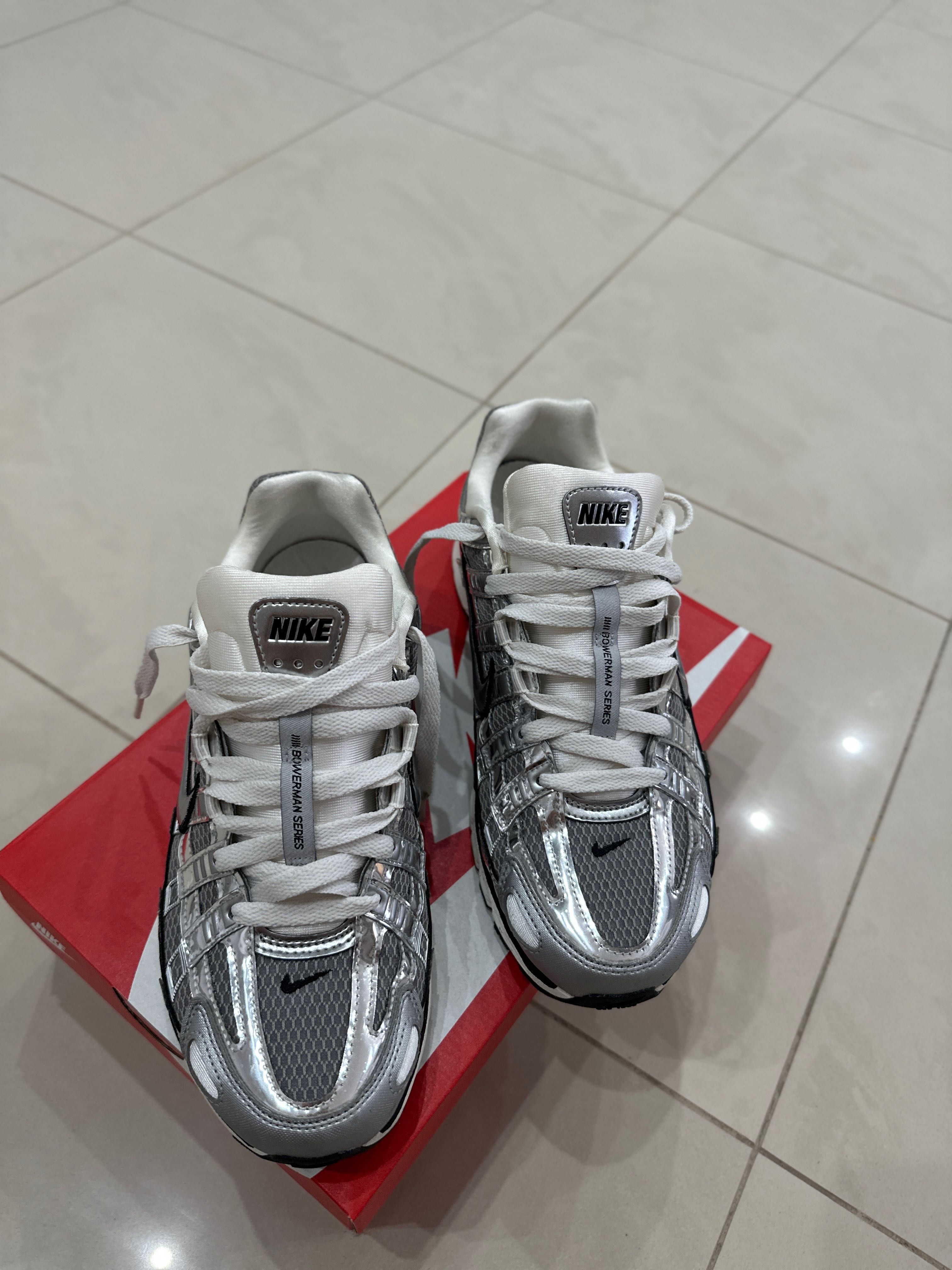 NIKE P-6000 Metallic Silver