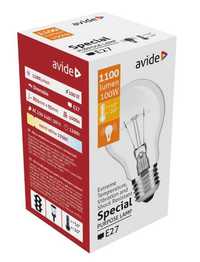 Becuri Avide Special Heat Resistant, 100W, E27, 1100 lumeni, calda